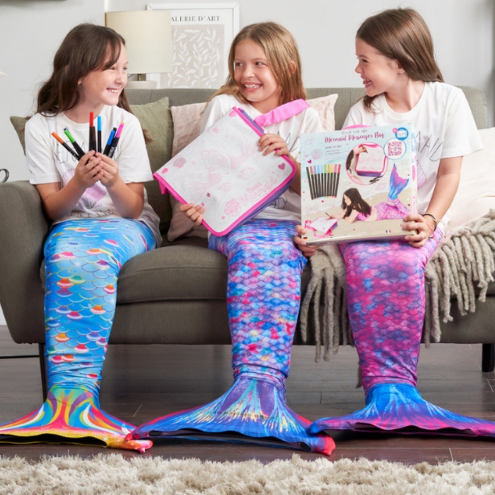 Shepretty mermaid 🧜‍♀️ tail girls swimming or custom US Sz-5-6 CN-120 EUR-120